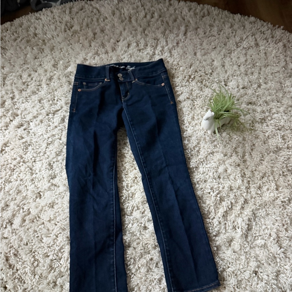 American Eagle Outfitters Navy Boot Cut Jeans